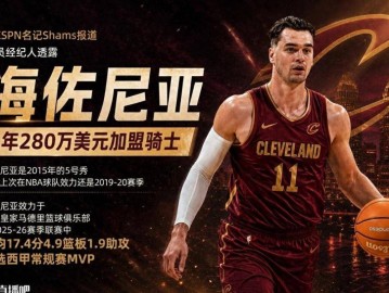 7.28日：时间6年重回NBA！Shams，西甲MVP海佐尼亚1年280万美元加盟骑士